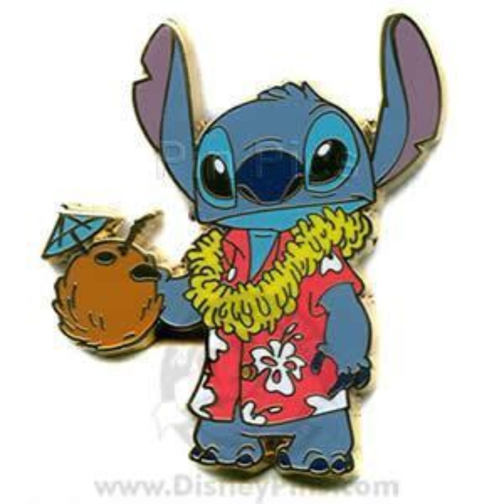 Disney STITCH Aloha Coconut Pin 56185